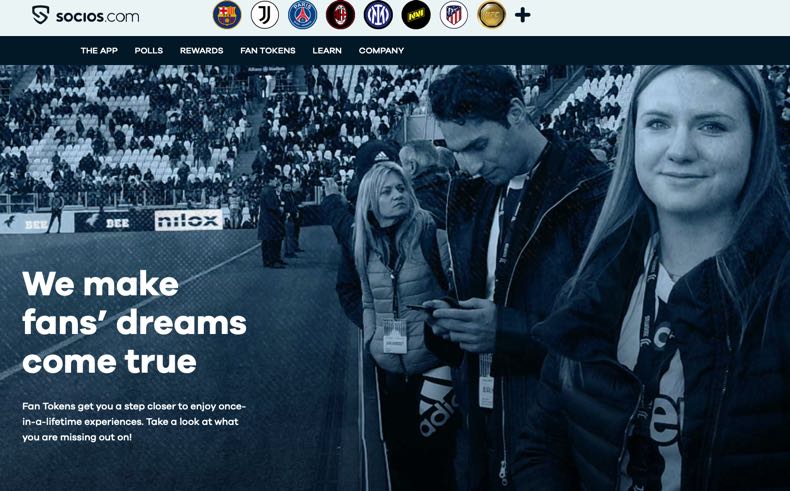 Fan tokens make dreams come true?