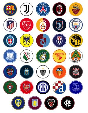 Football team tokens