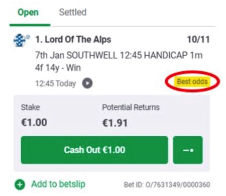BOG example Paddypower