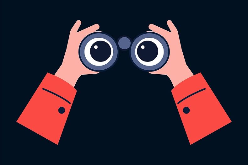 Binoculars graphic
