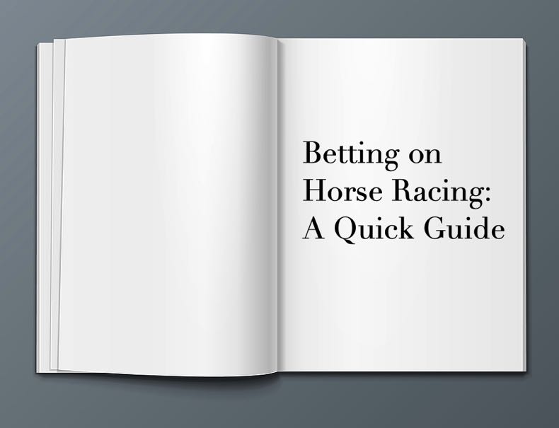 Betting on horse racing guide book